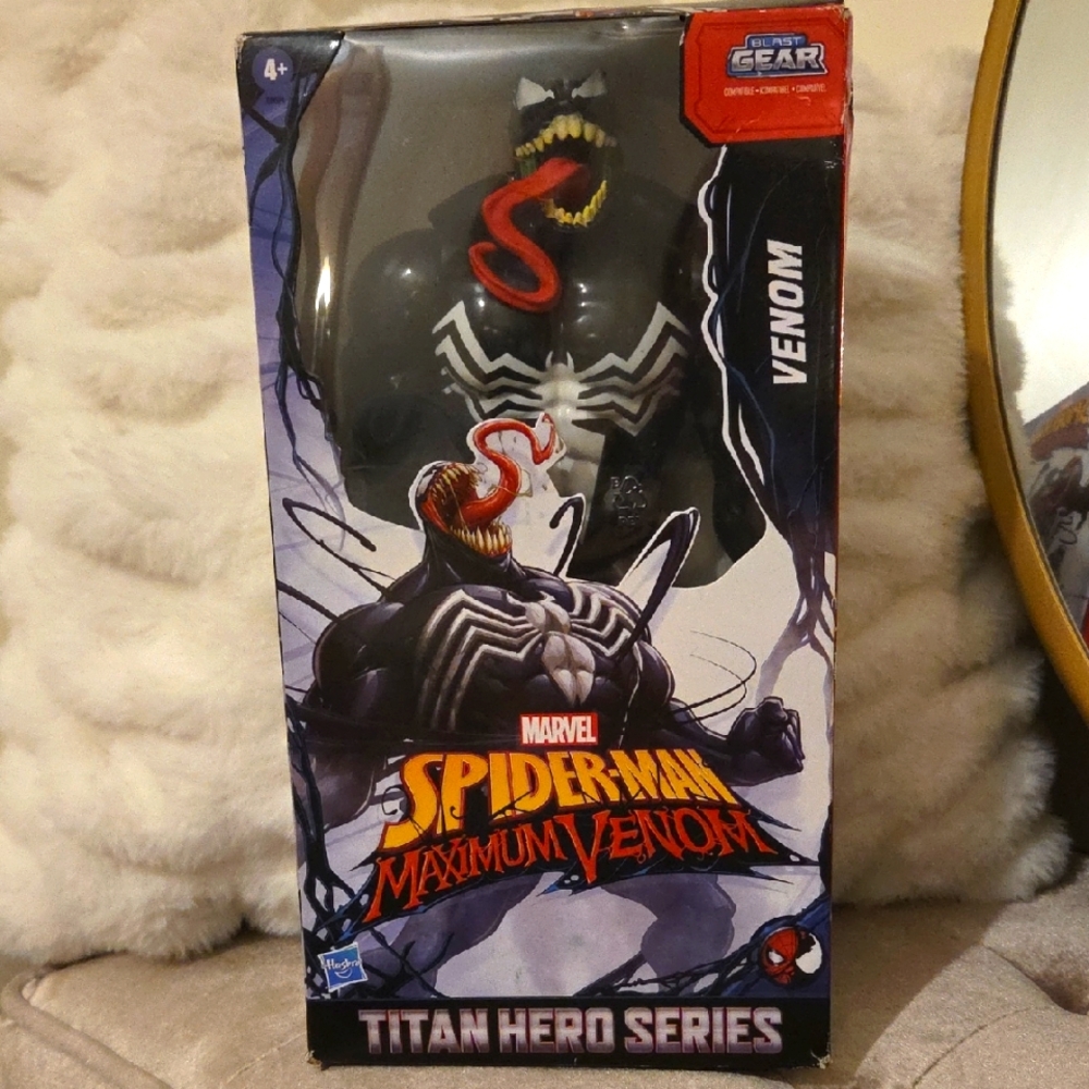 Marvel Maximum Venom Figure with Black and White Design